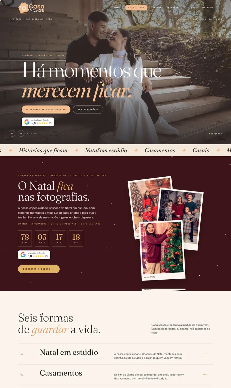 Site criado pela Fatorele — A Casa da Aldeia