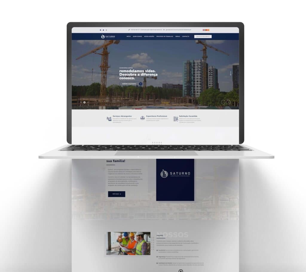 Site criado pela Fatorele — Saturno Construção e Remodelação