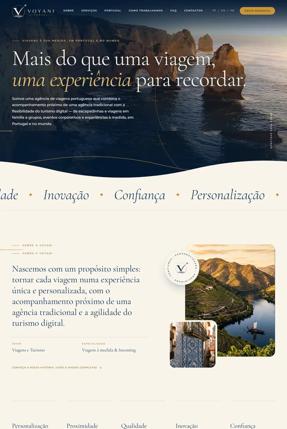Site criado pela Fatorele — Voyani Travel